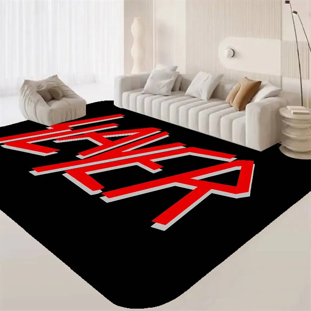 S-Slayer Heavy Metal Band Floor Mat Rectangle Anti-slip Home Soft Badmat Front Door Indoor Outdoor Mat Hotel Decor Mat