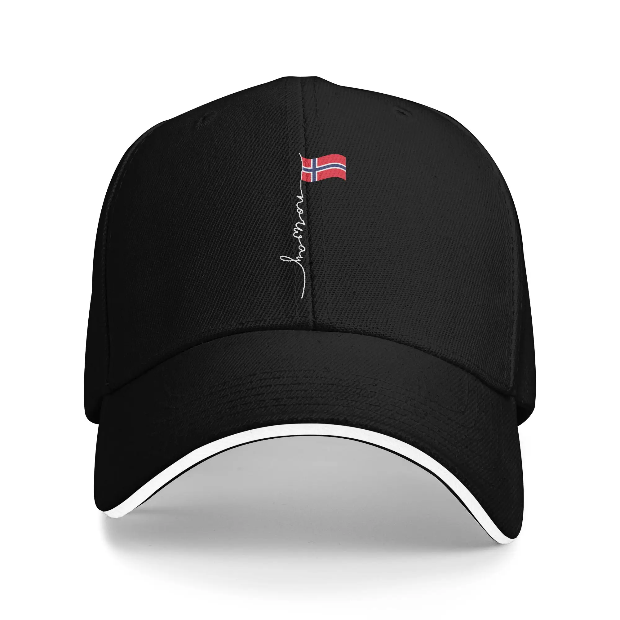 Women Men Norway Signature Flag Outdoor Hat  Sun Cap New Baseball Cap Sunscreen Sunshade