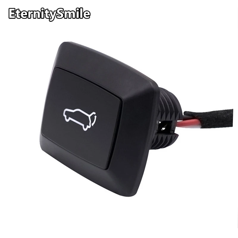 Car Back-up Bottom Fuel Tank Door Switch Electric Tailgate Release Switch Car Trunk Switch Black12V