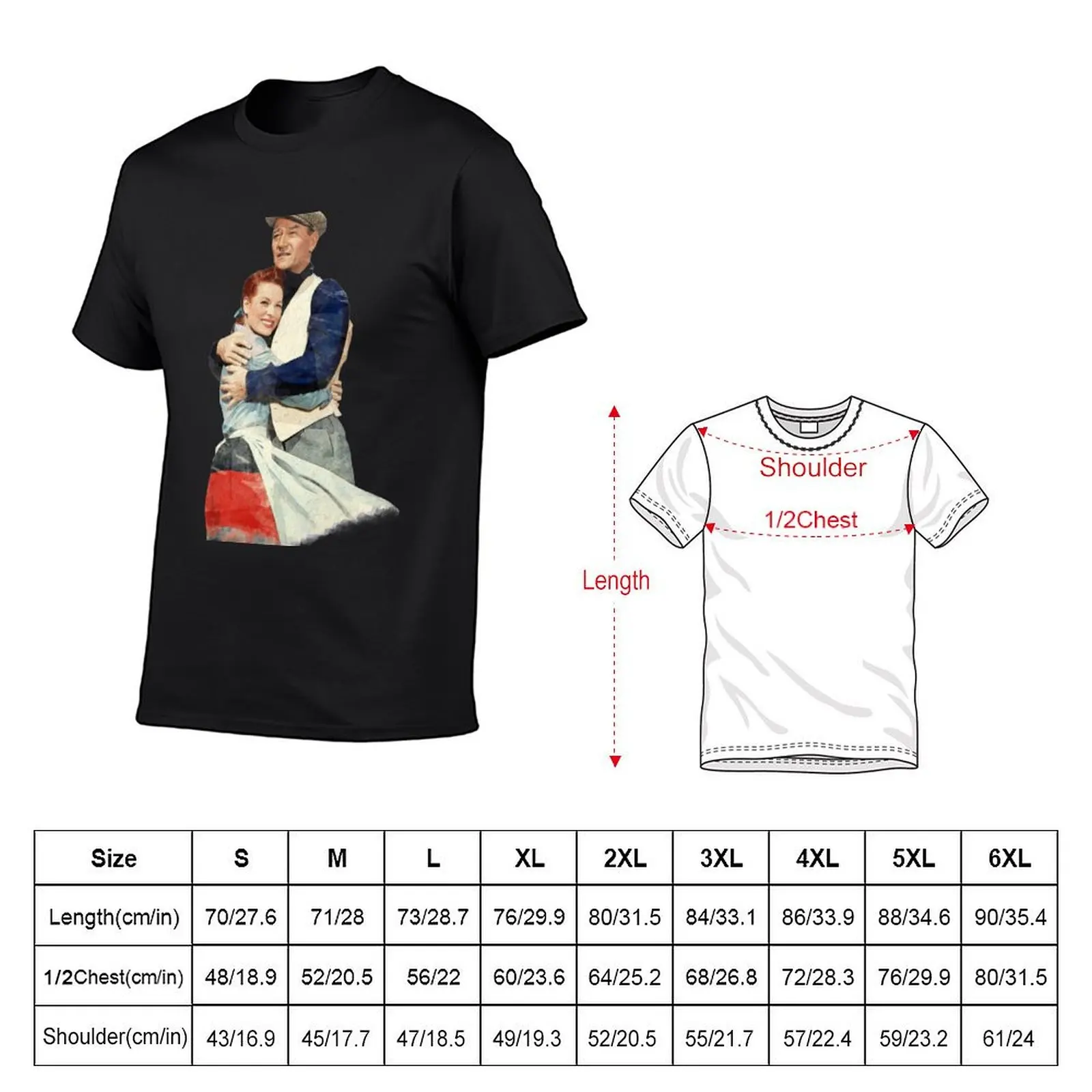 The Quiet Man - Watercolor T-Shirt boys whites sublime custom shirt clothes for men