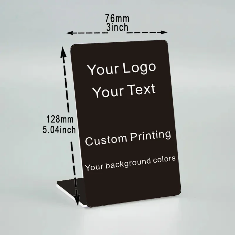 

Customized Printing NFC Stand Display for Social Meida Google Reviews Instagram Facebook Whatsapp