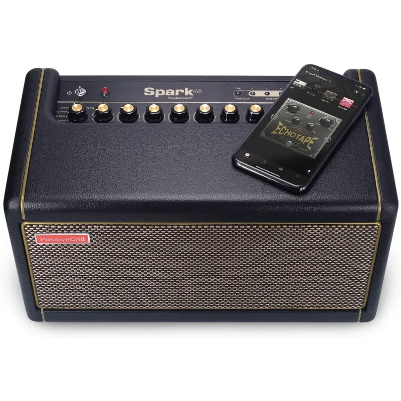 Spark 40-Watt Combo Practice Guitar Amplifier Electric Bass and Acoustic Guitar Amp with Spark Mobile App