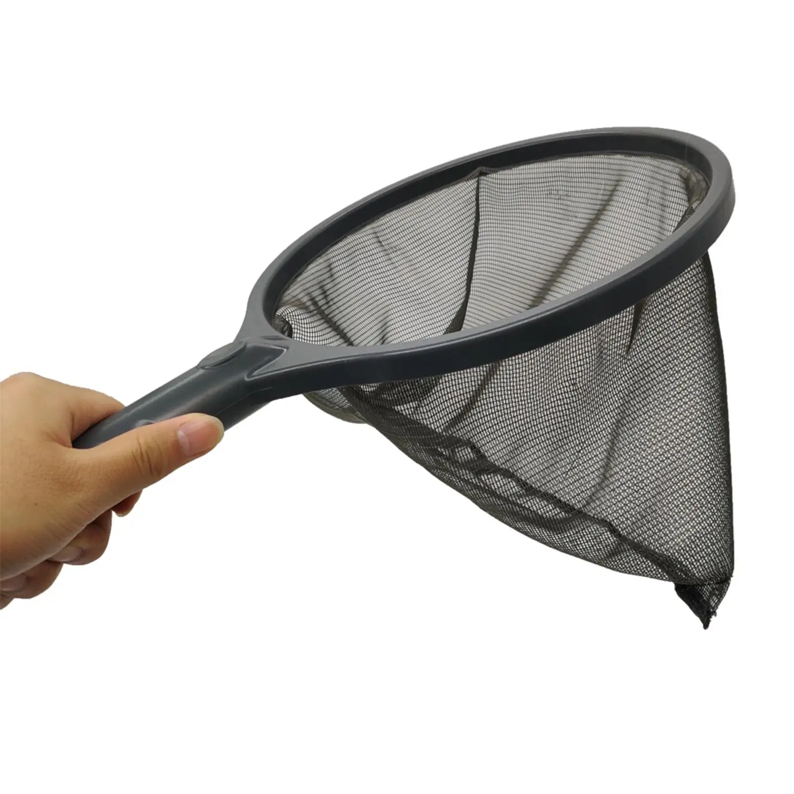 

Прочная большая сачка для сбора листьев из бассейна - мелкоячеистая сетка, легкая в использовании