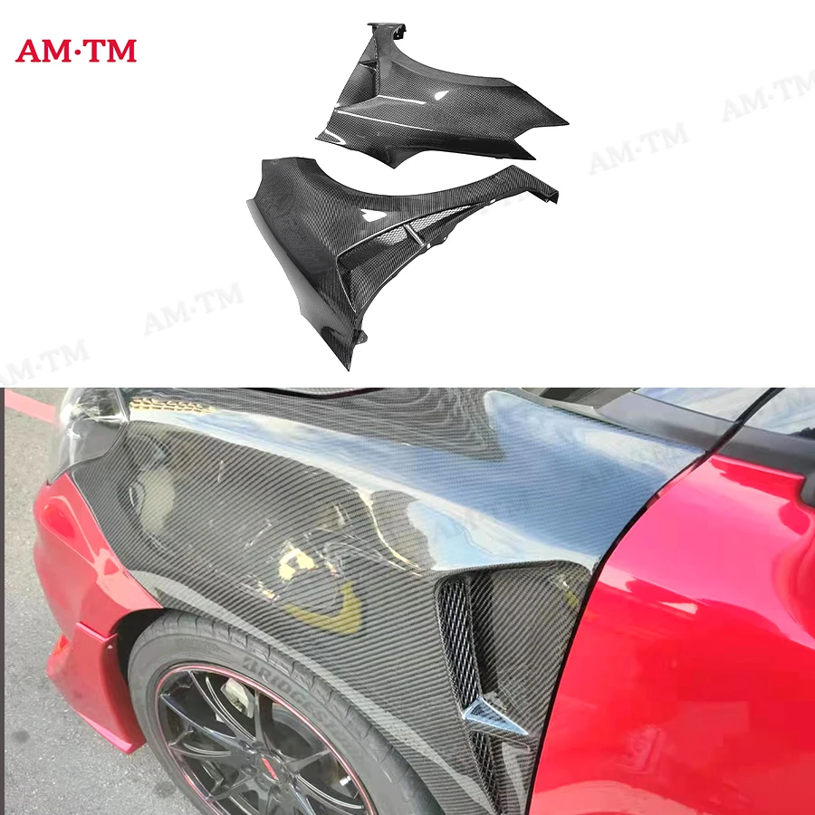 

Carbon Fiber For Suzuki Swift Sport ZC33S 2018-2024 Front Bumper Side Fender Air Vent Covers Trims Upgrade Body kit