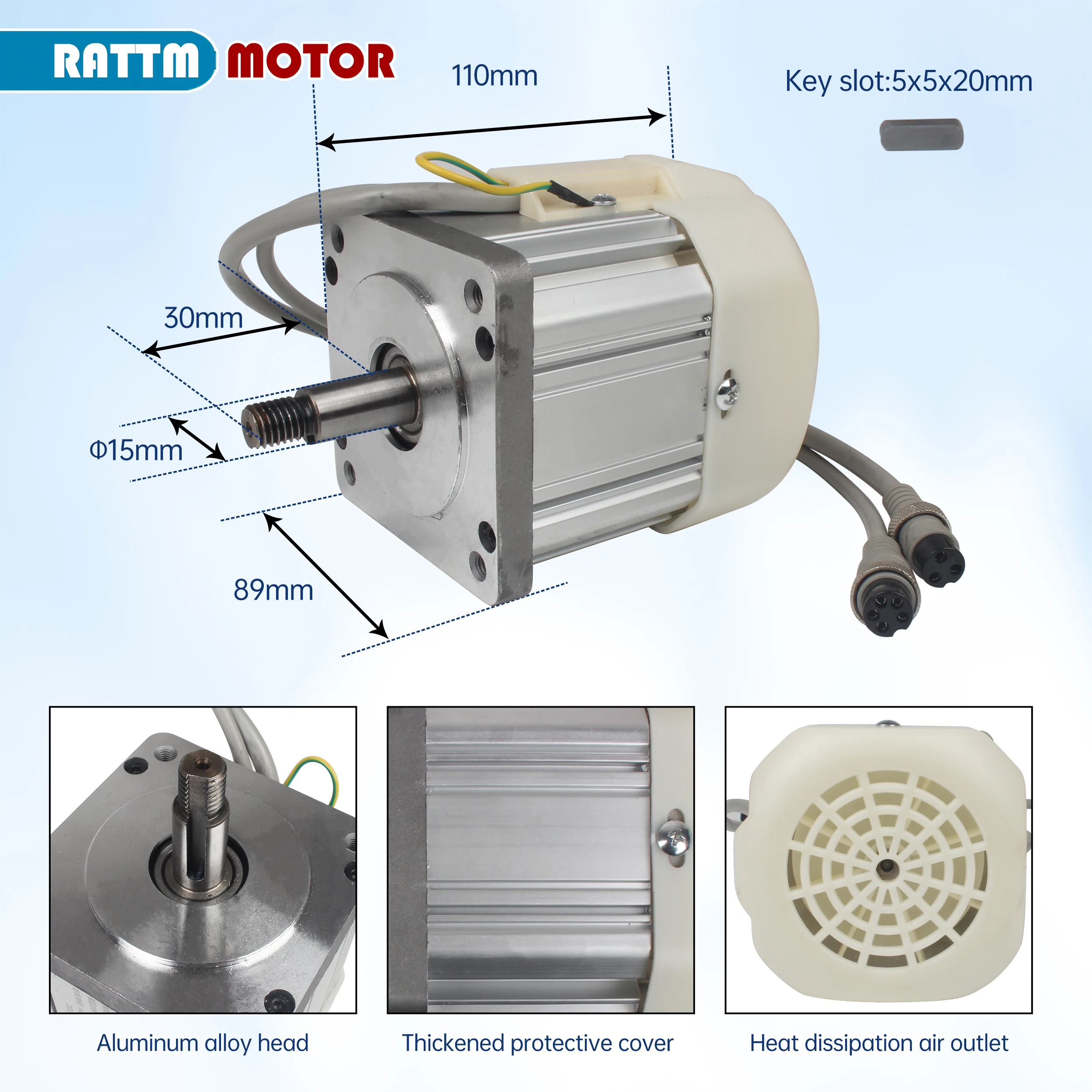 High speed AC brushless servo motor 550W 750W 1500W drive controller set for woodworking machinery lathe drilling tapping