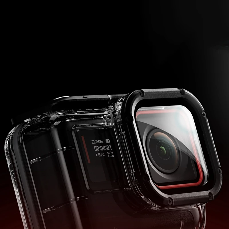 ل Shadowstone Insta360 Ace 60M مقاوم للماء عدسة زجاجية عالية الشفافية الغوص استبدال مقاوم للماء