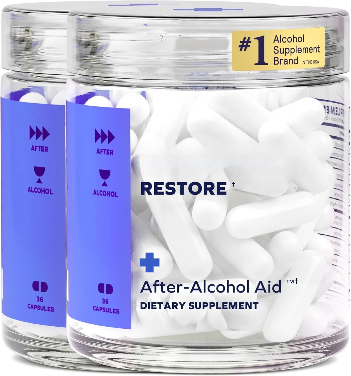 2PACK Supplement with DHM, After Alcohol Aid, Feel Better After Drinking, Support Your Liver