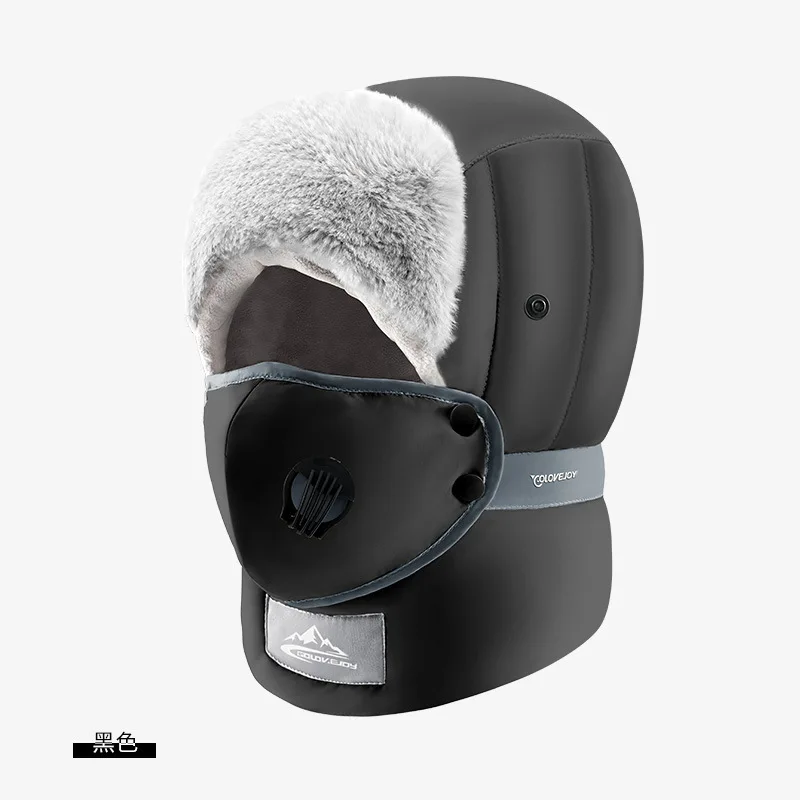 Maschera a pieno facciale invernale caldo collo berretto sci ciclismo + occhiali antivento