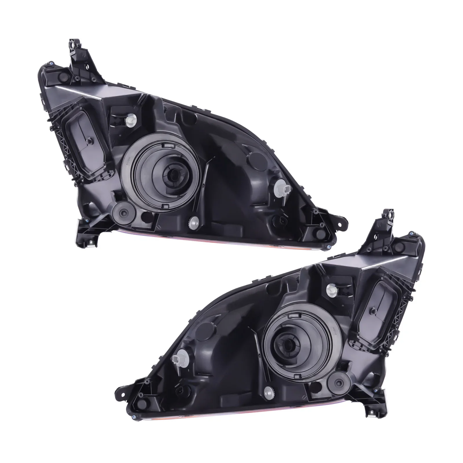 زوج اليسار واليمين لـ 04-06 تويوتا بريوس زوج من المصابيح الأمامية المصابيح الأمامية كشافات الهالوجين