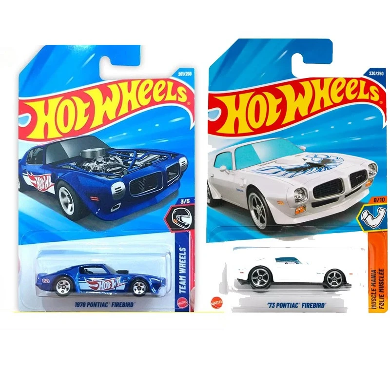 Coche Original Hot Wheels Pontiac Firebird, Juguetes a Escala 1/64, Auto de Metal Fundido a Presión, Muscle Mania Folie Musclee, Colección de Modelos de Aleación, Regalo de Cumpleaños