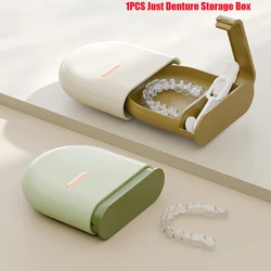 Portable Mouth Guard Box Retainer Case Oral Cleaning False Teeth Denture Storage Box Teeth Aligner Braces Box Orthod