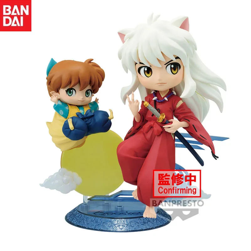 

In Stock Bandai Original Anime Inuyasha Qposket Inuyasha Shippou Action Figure Model Children's Toys