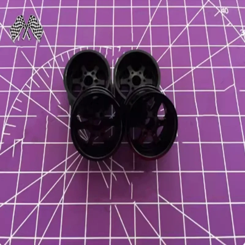 自作タミヤ 4V アクセサリー中径アルミ合金ホイールハブ中径 6 スポークホイールハブ