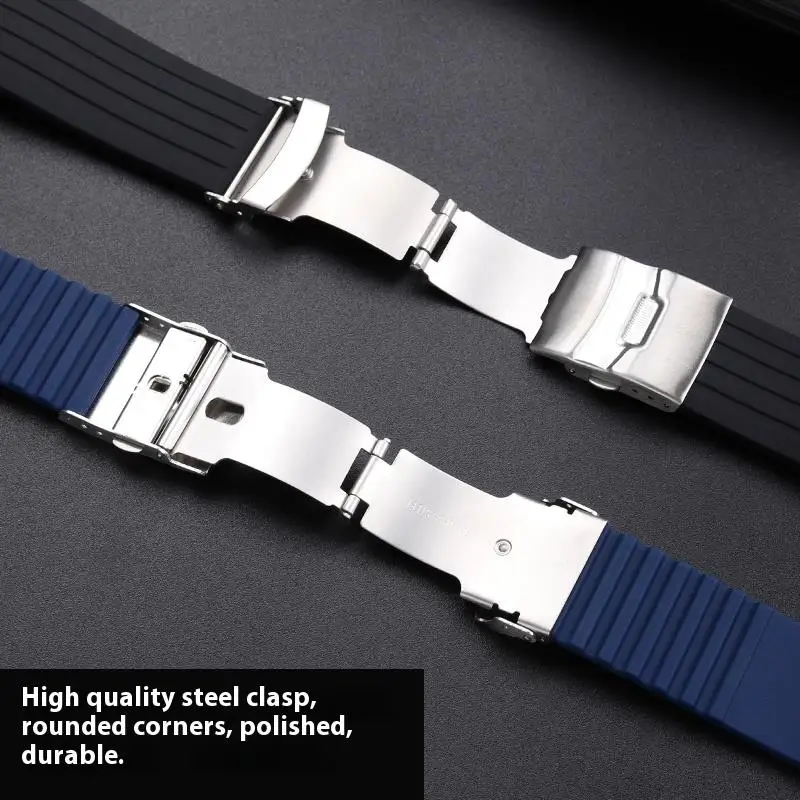 Waterproof Protruding Silicone Watch Strap For Oris Diving  7730 7740 Rubber Watchband Accessories 24-12mm 22-11mm Bracelet