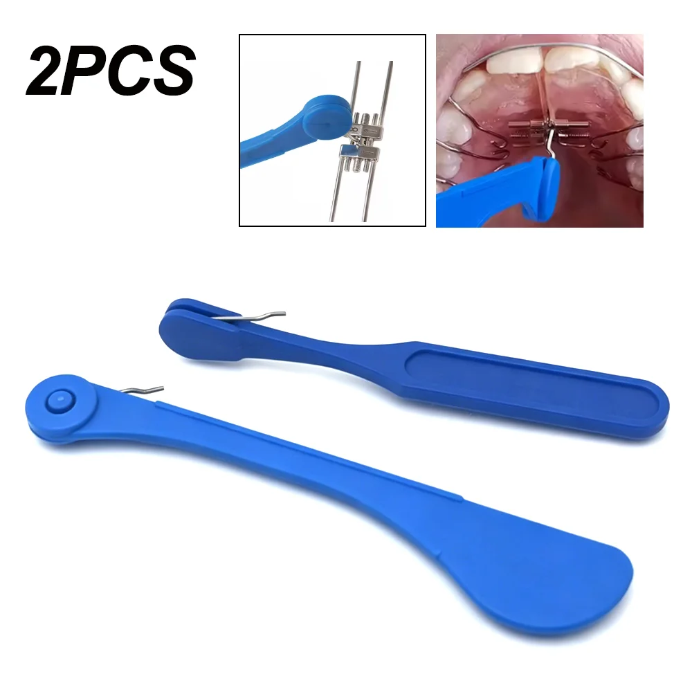 

2Pcs/set Dental Implant Expansion Screw Rapid Orthodontic Palatal Expander Swivel Keys Dental Instrument Ortho Tools