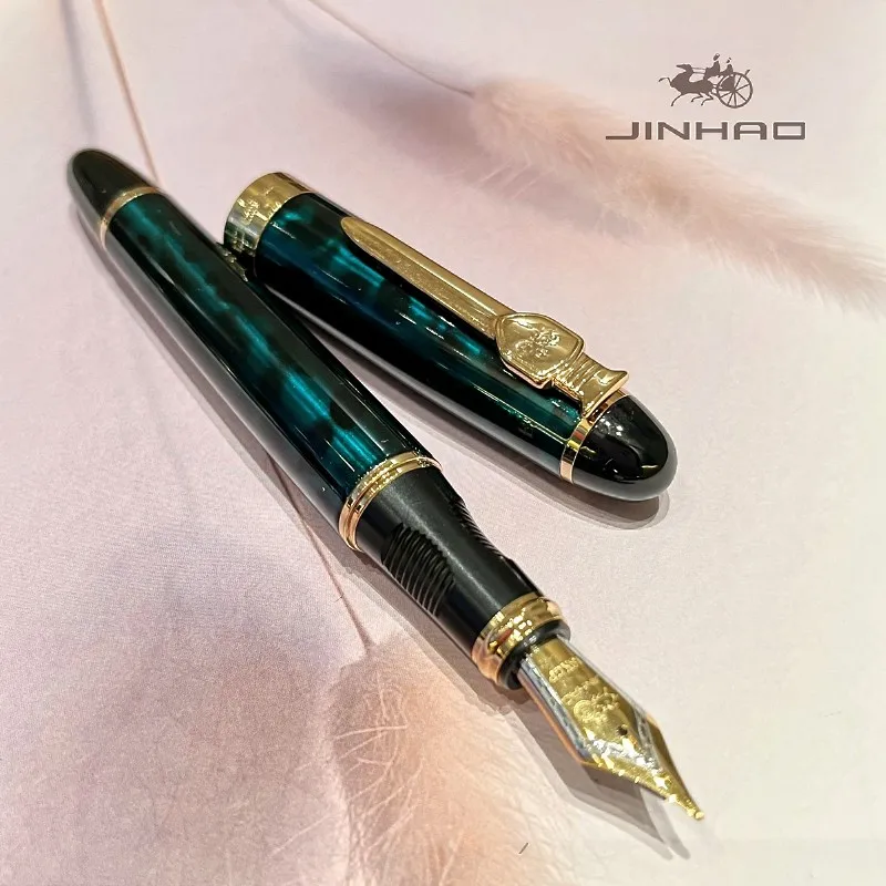 Jinhao Keramik Professioneller Kalligrafie-Füllfederhalter Golden Shield Clip Serie 450 156 1000 1200 8802 Optionen Verfügbar – Detail 6