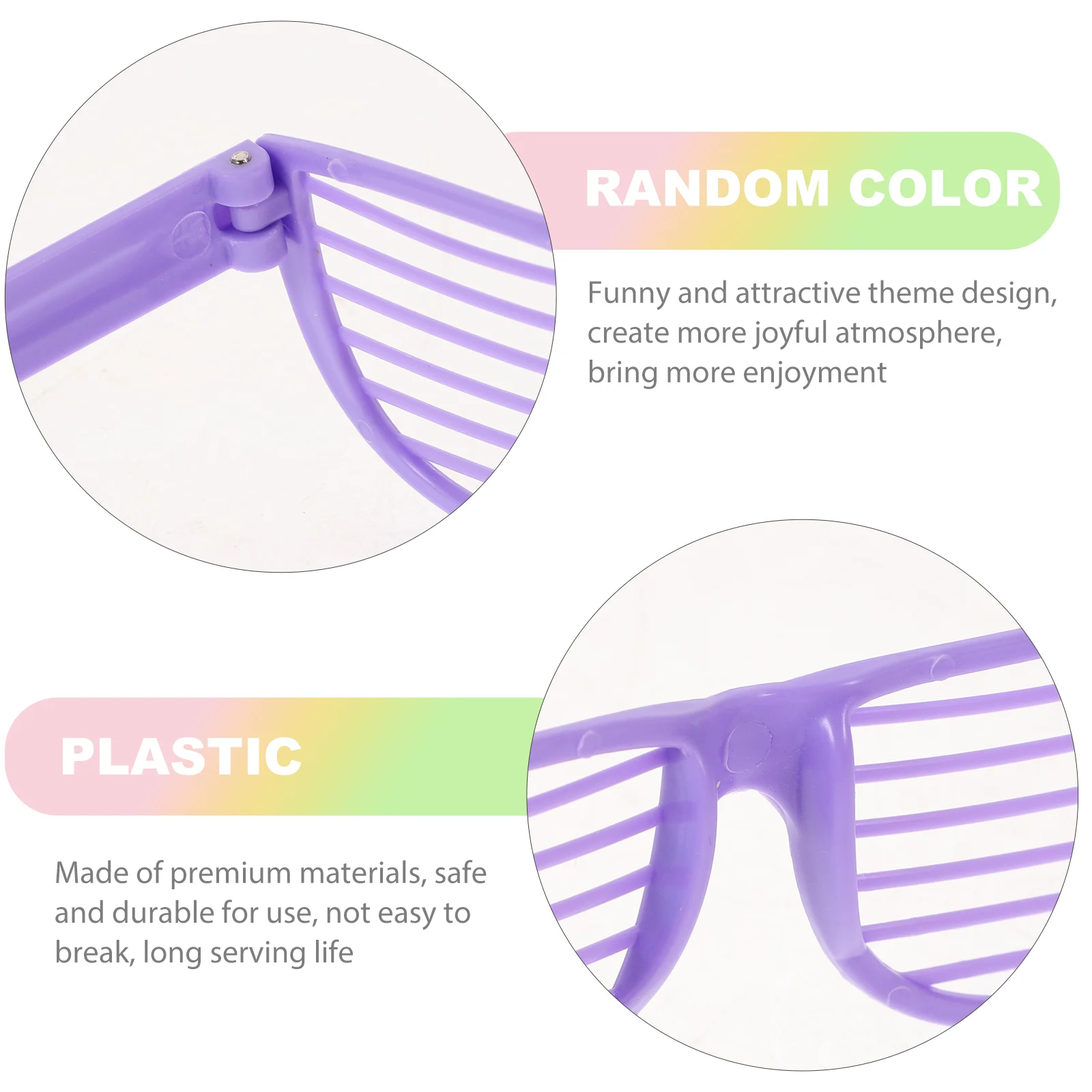 24-teiliges aufblasbares Kostüm-Shutter-Shades, Brillenzubehör, Sonnenbrillen, Reisen