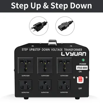 10 best sales Transformador de 110 V para 220 V, 2000 W - №6