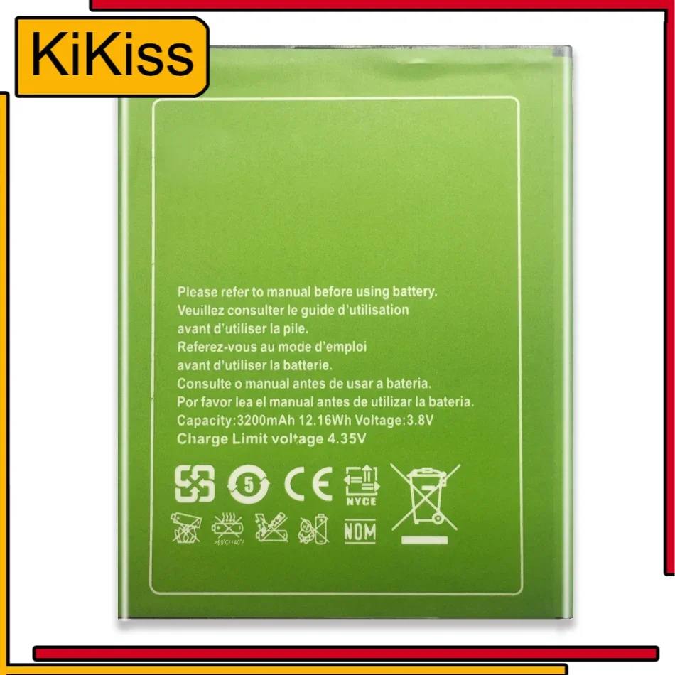

For Kingzone K1 / K1 Turbo Pro Replacement Battery 3200mAh Mobile Phone Battery