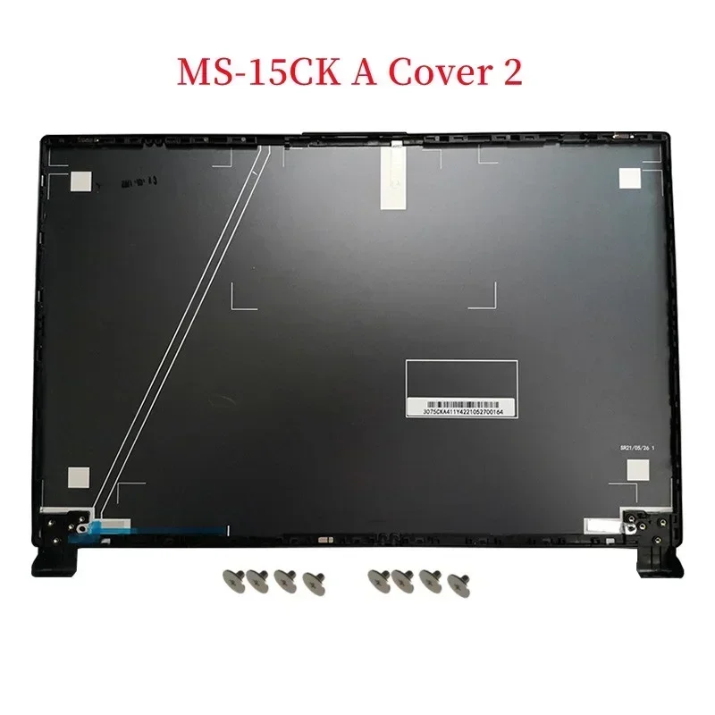 NEW For MSI Delta 15 MS-15CK 15.6 inches Laptops Top Case LCD Back Cover/Front Frame/Hinges Black Laptops Frame Case