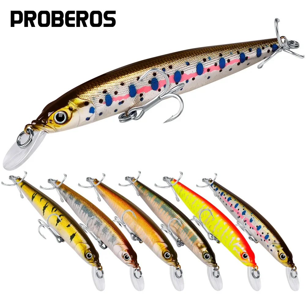 

1pcs 11cmLaser sinking Minnow Bait with Blood Groove Hook10.5g Hard Bait 6 Colors ABS Plastic Material Tackle Accessories Pesca