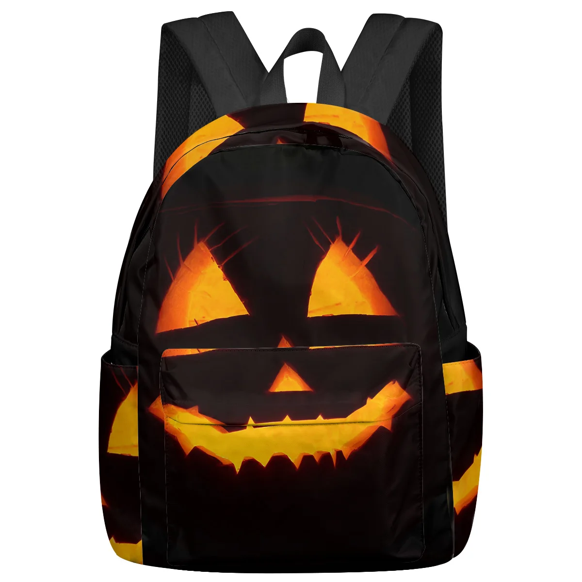 

Halloween Pumpkin Lantern Expression Large Capacity Backpack Men Laptop Bags High School Teen College Girl Student Mochila