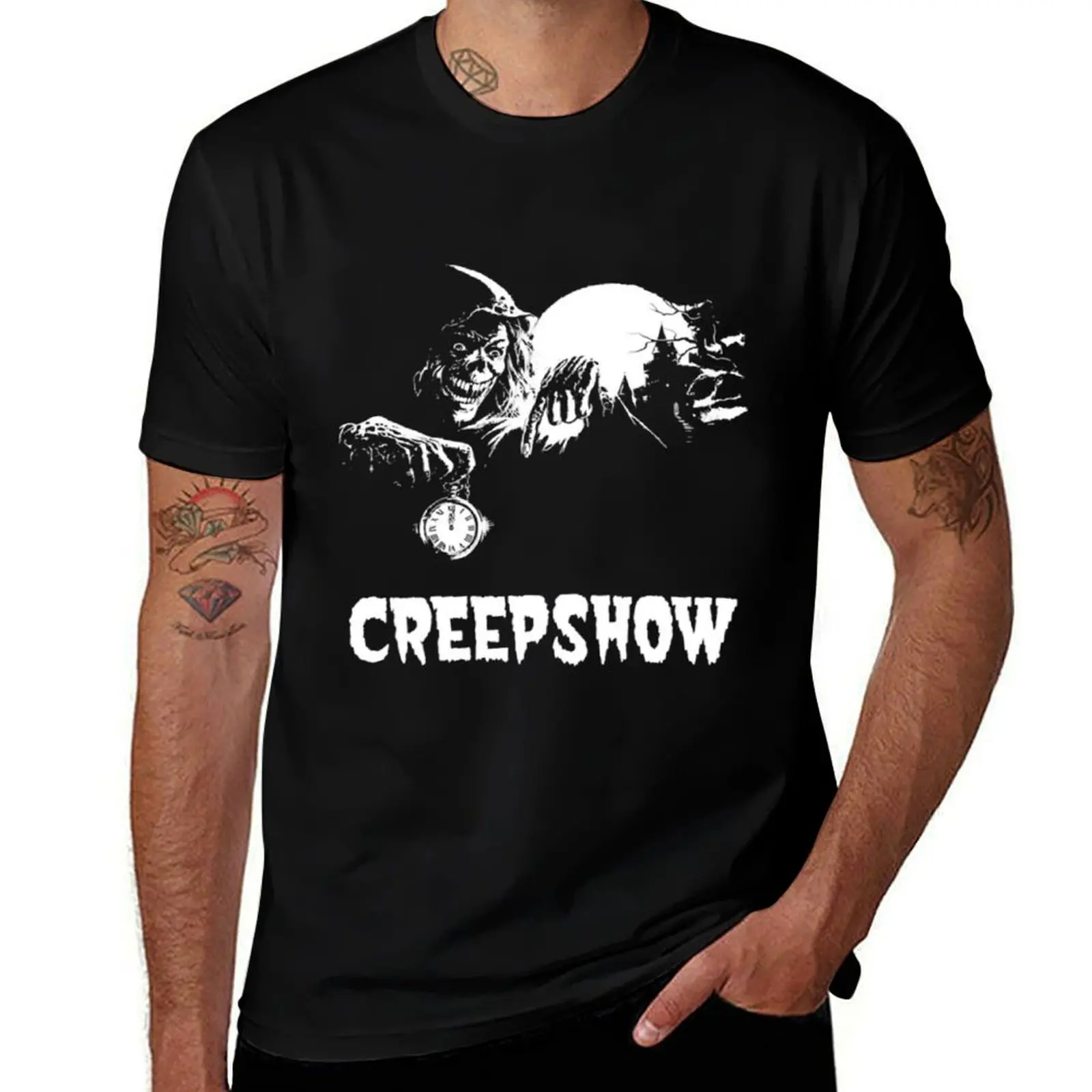 Creepshow T-Shirt vintage custom t-shirts shirts graphic tee T-shirts for men cotton