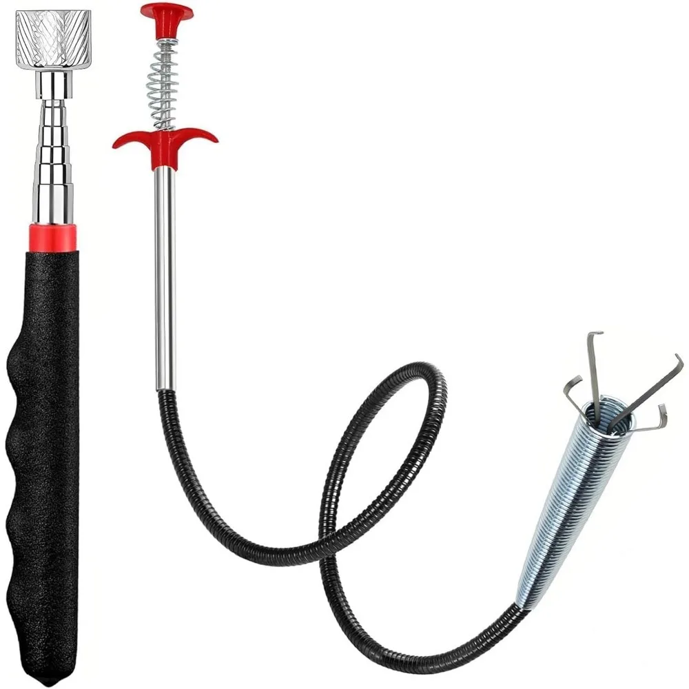 

Набор магнитных инструментов и захвата, гибкий захват 35 дюймов, телескопический магнит 30 дюймов с тяговой силой 20 фунтов