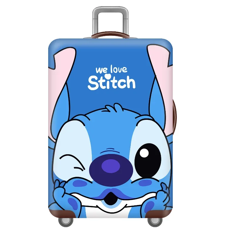 

2025 Cartoon Stitch Elastic Suitcase Angel Trolley Dust Bag Cartoon Travel Case Travel Accessories