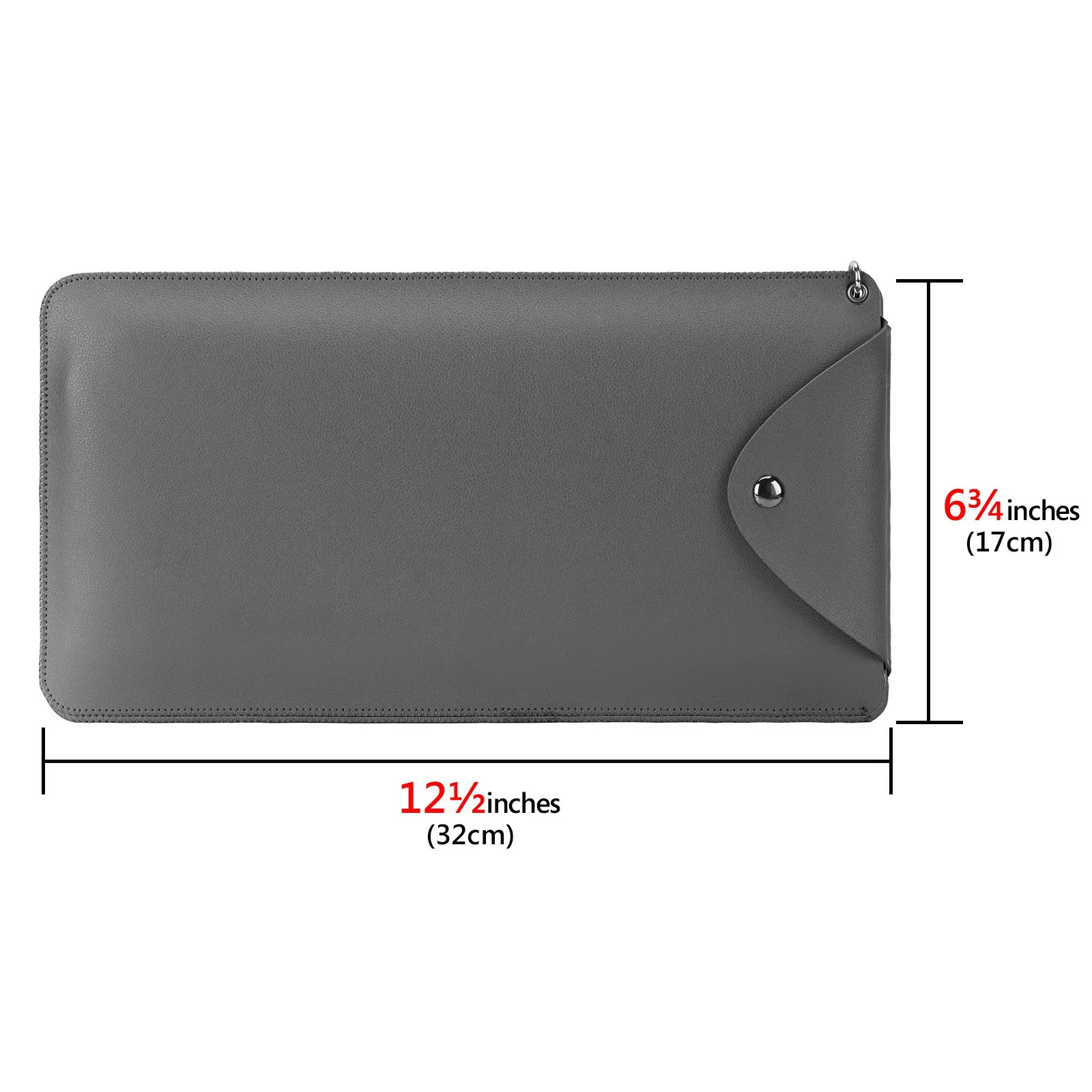 Vegan Leather Keyboard Sleeve Replacement for  MX Keys , Protective Travel Bag Keyboard Cover