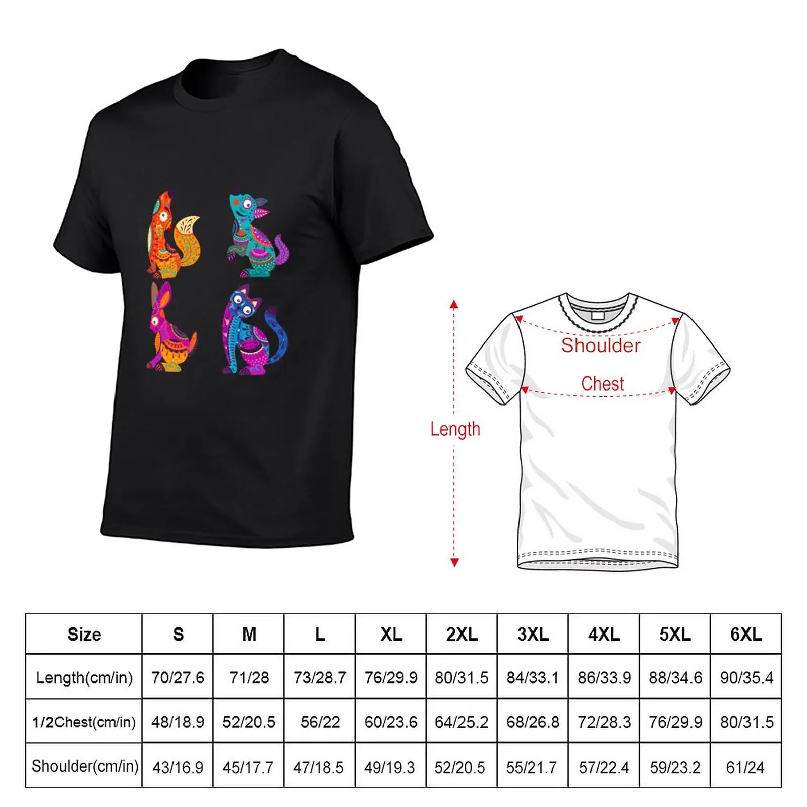 New Spiritual animals Alebrijes T-Shirt sublime t shirt boys white t shirts man clothes mens funny t shirts