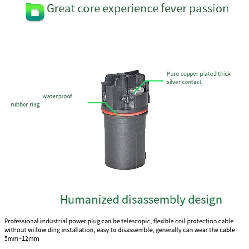 20a 3 núcleos à prova d'água retardador de chama display led plugue de alimentação de aviação iluminação de palco cabeça de tomada de energia de luz, fácil de usar a