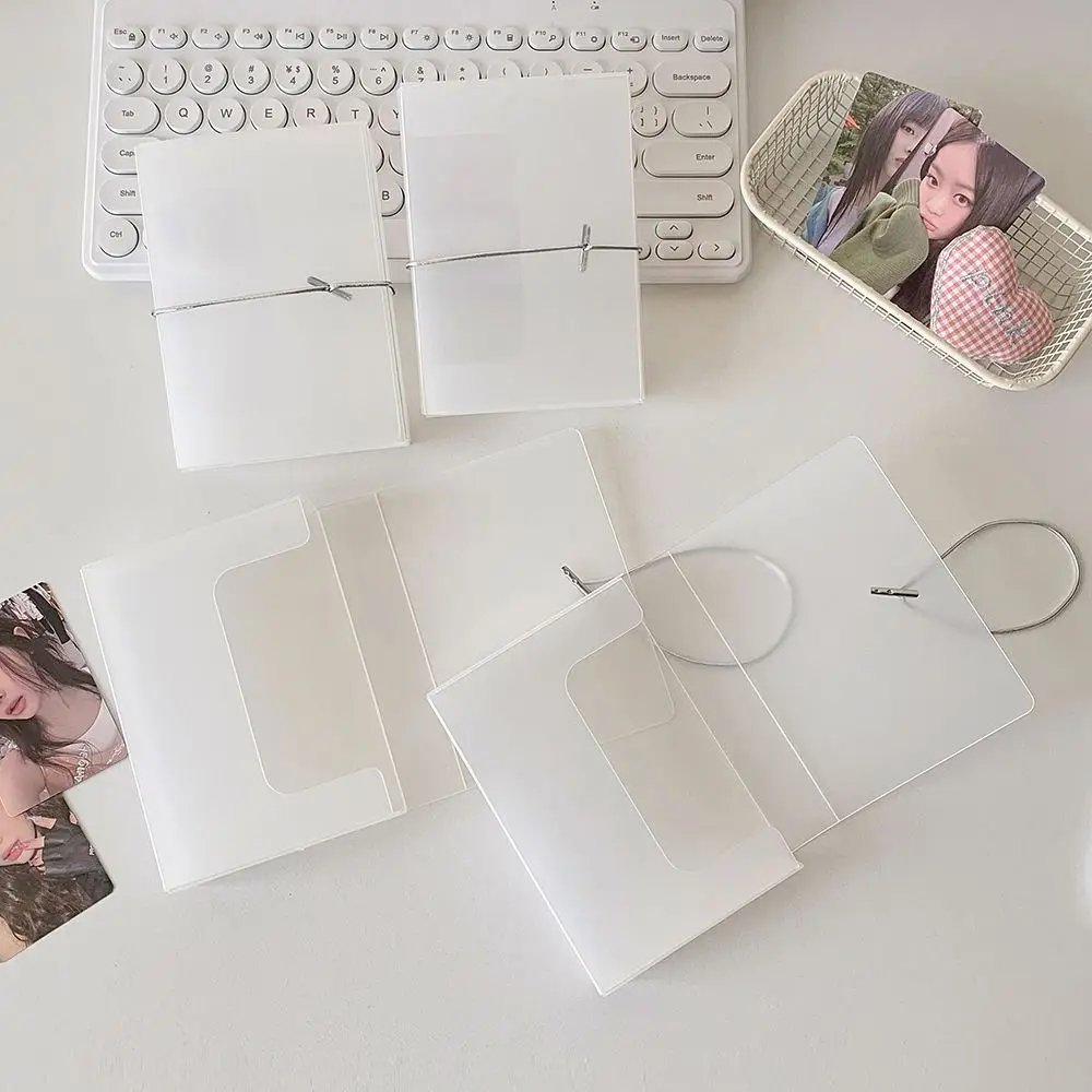 متجمد شفافة الكورية Photocard حامل المعبود صور بطاقة صورة معرف صورة Photocard الإطار الكورية نمط واضح