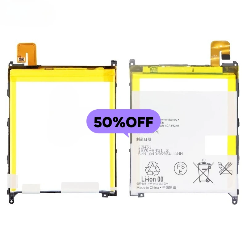 0 Cycle LIS1520ERPC Battery for Sony Xperia Z Ultra C6802 C6806 C6833 XL39h Replacement Lithium Polymer Battery Grade A Cell