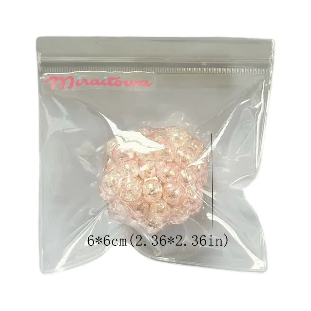 Pearl Disk String Slow Rising Sticky Pearl Super Soft จําลองช้า Rebound ไข่มุกของเล่นยืดหยุ่นไข่มุกสีสันบีบของเล่น