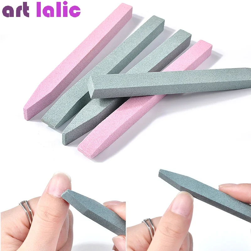 Professional Nail Art Cuticle Pusher Set with Quartz Scrubs Stone Cuticle Stick Pen & Spoon - Manicure Care Nail Polishing Tools