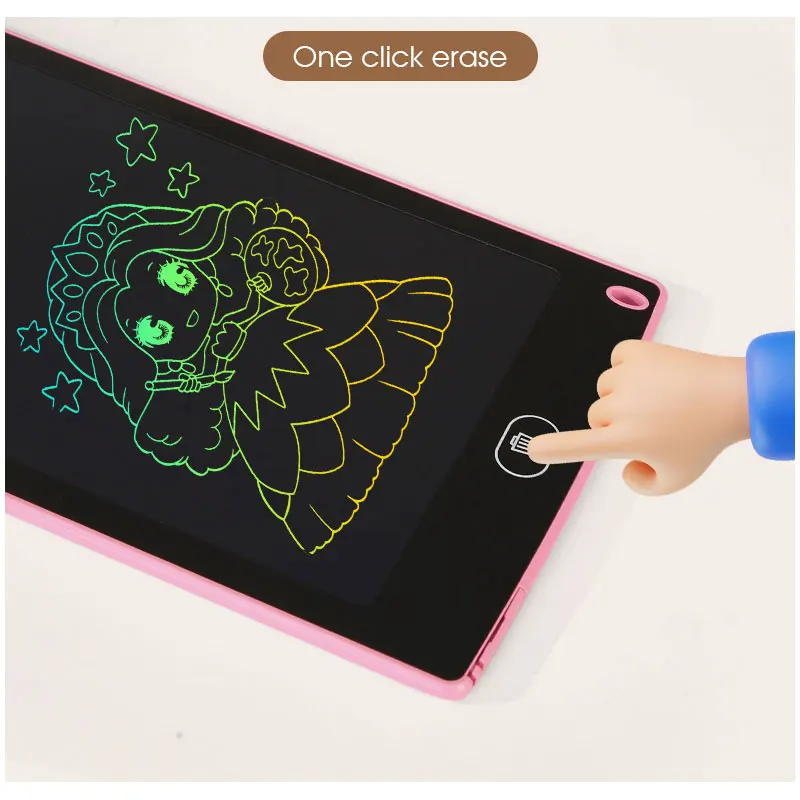 تابلت الرسم الرقمي 8.5/10 بوصة شاشة LCD لوحة الكتابة اليدوية الإلكترونية للتعلم والإبداع لوحة الكتابة #2