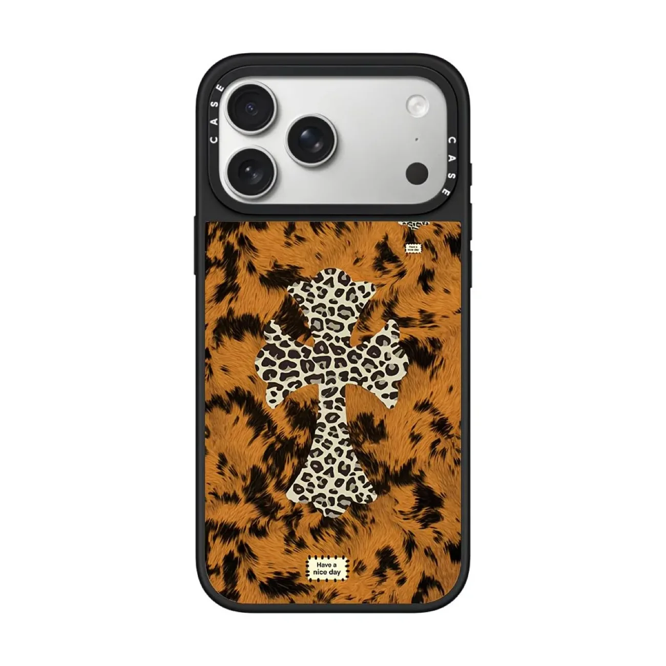 حافظة iPhone ذات علامة تجارية مشتركة بطباعة الفهد لهاتف iPhone 17 Pro Max، إبداعية مخصصة 16 #6