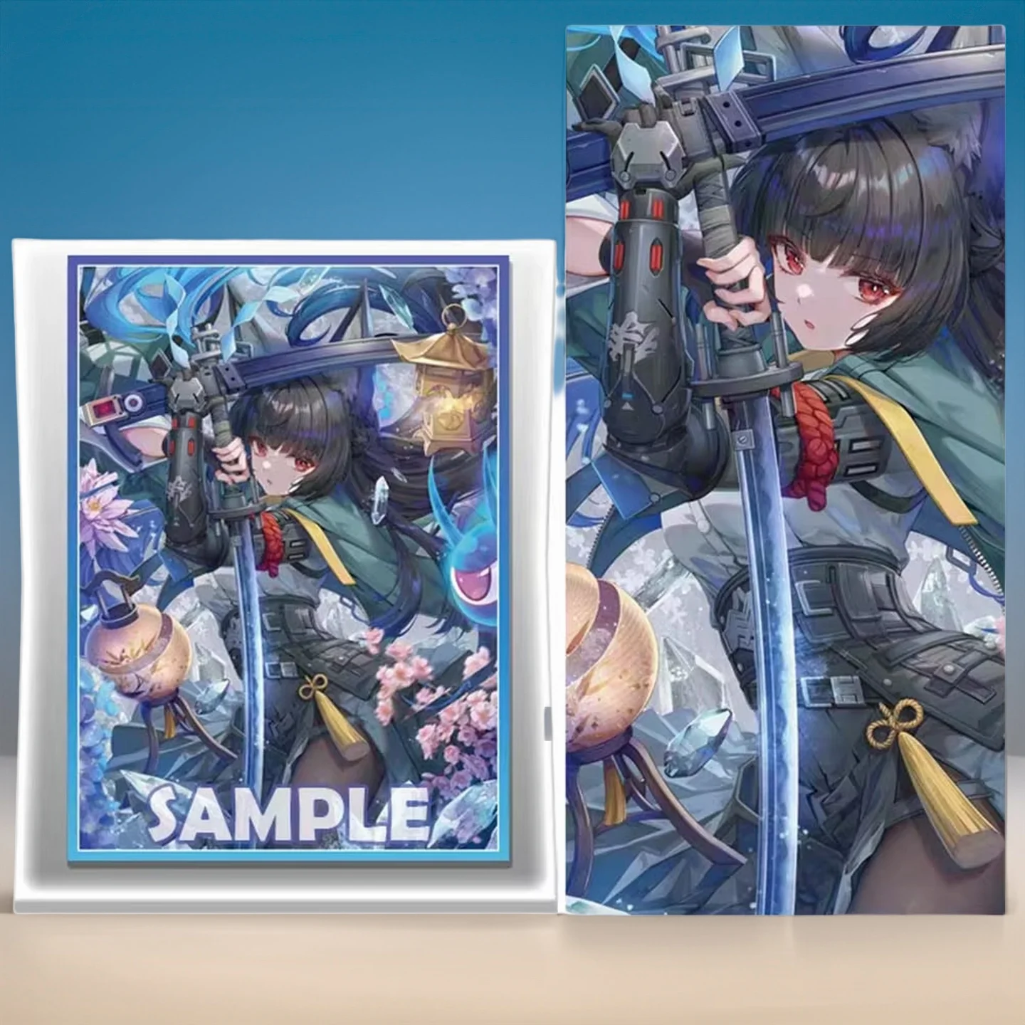 67X92MM Mooi Meisje Kleur Flash Mouwen WS PTCG Anime Game Collection Card Beschermhoes 60 Stuks