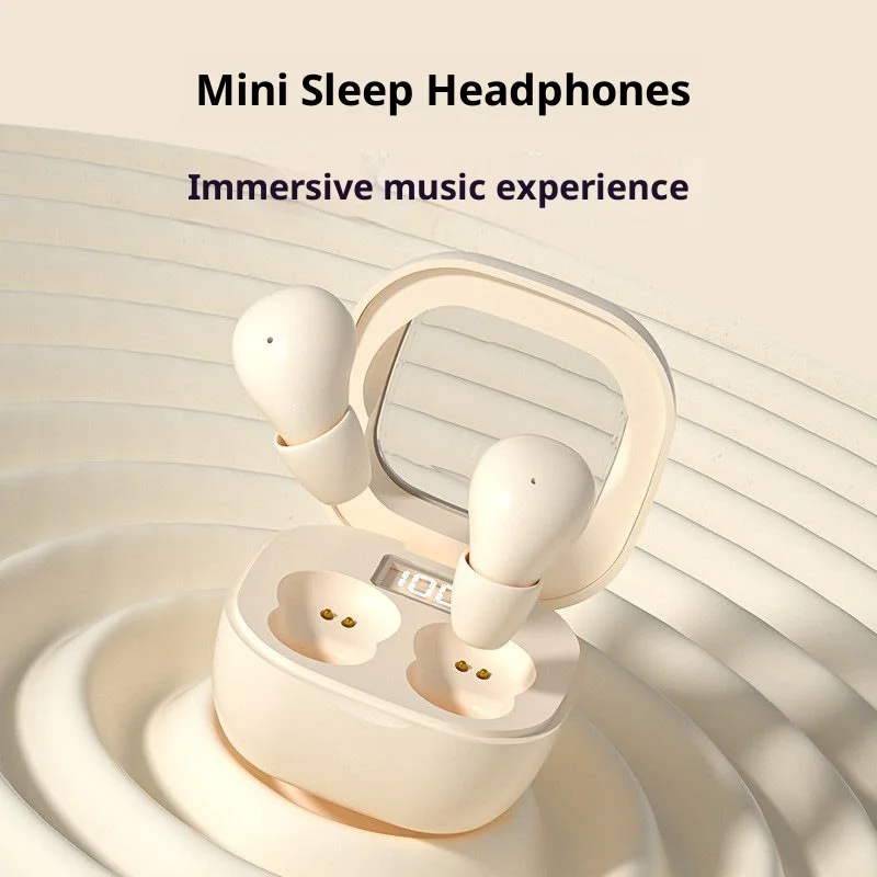 SK19 سماعات أذن صغيرة غير مرئية سماعات أذن TWS بلوتوث 5.3 سماعة رأس لاسلكية HIFI صوت ستيريو للحد من الضوضاء ميكروفون مدمج