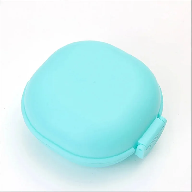 Soap Dish Case Portable Bar Soap Saver Scrubber Case Holder Container Plastic Portable Soap Box For Bathroom And Kitchen