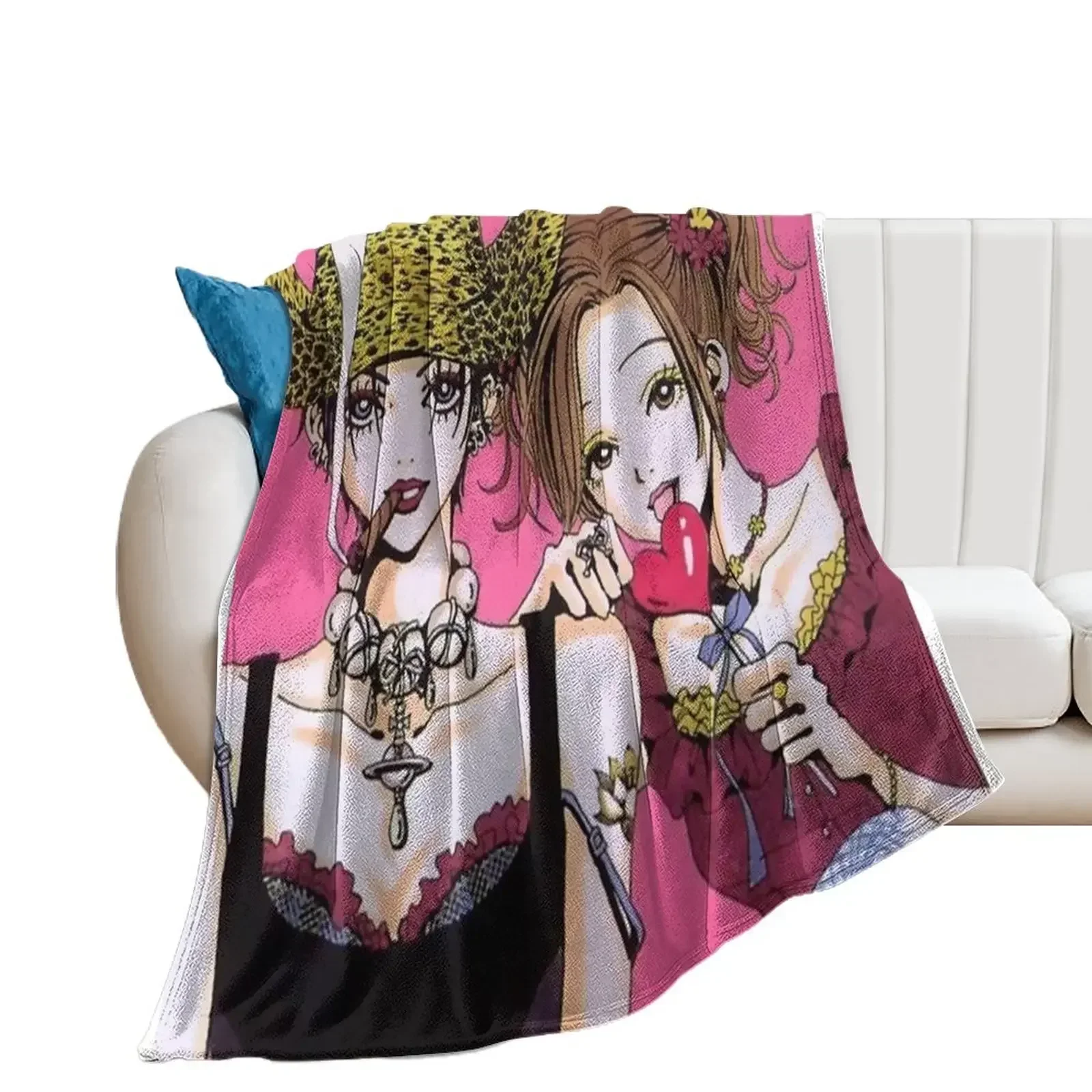 NANA anime poster Throw Blanket Decoratives Heavy Blankets