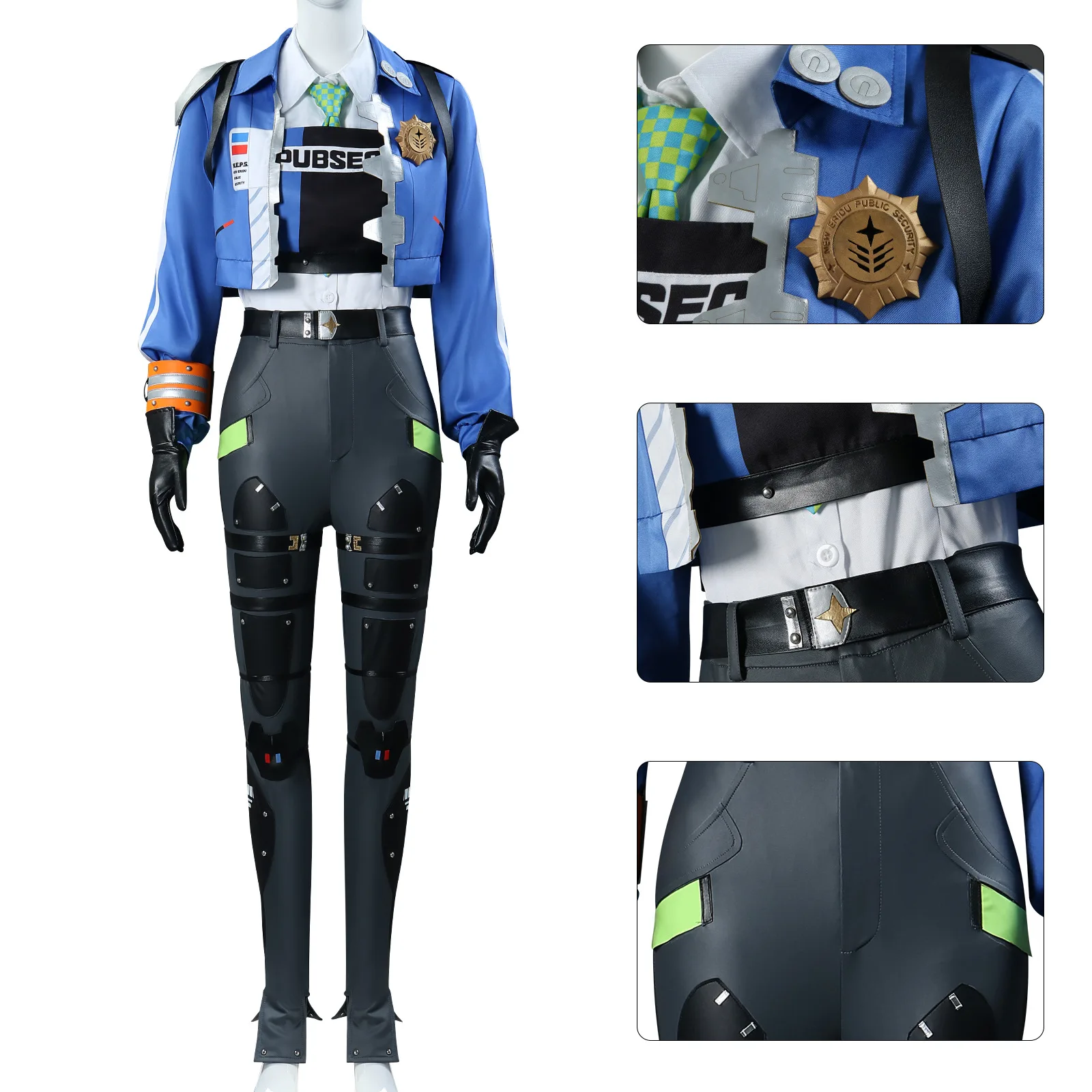 Zzz Zhu Yuan Cosplay Kostuum Pruik Zenless Zone Zero Cosplay Accessoires Halloween Carnaval Party Rollenspel Uniform voor Vrouwen