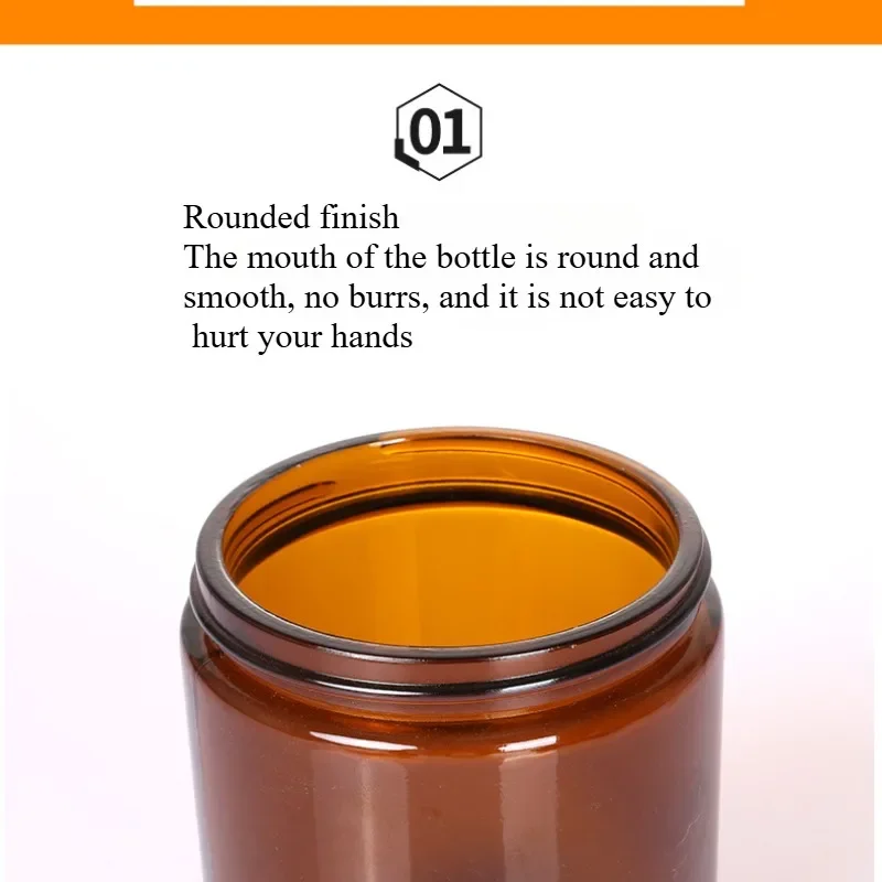 3/5 قطعة 5 جرام-100 جرام زجاجة كريم تان داكن زجاجة منفصلة زجاجة فارغة حاوية مستحضرات التجميل زجاجات إعادة الملء كريم وجه صندوق كريم عين #6