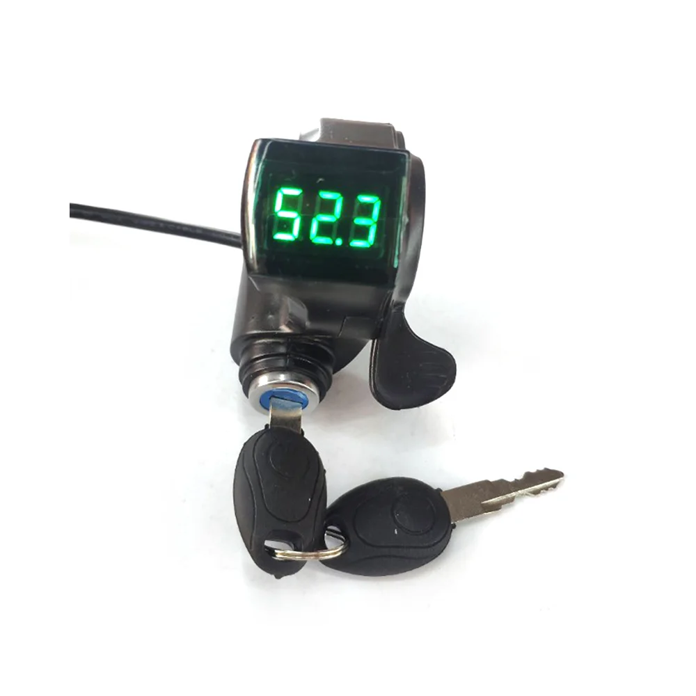 AliExpress Gmarty 1pc 12V/24V/36V/48V/60V/72V Throttle Ebike With Battery Power Display Thumb Grips