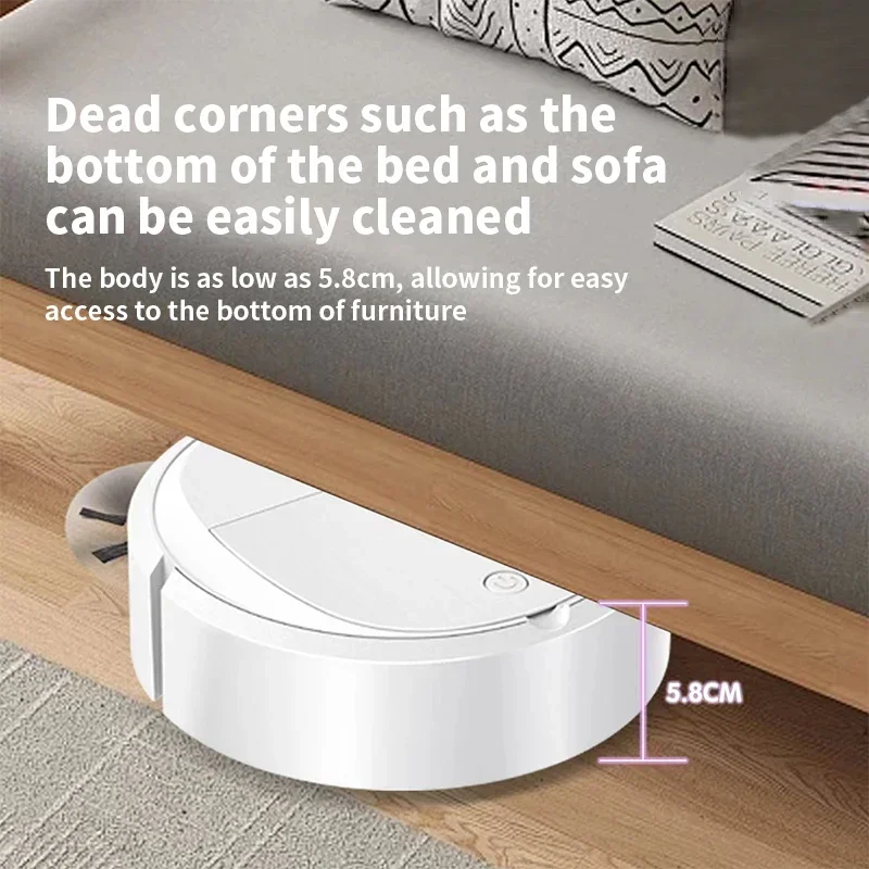 Xiaomi 3 In1 Smart RC Sweeping Robot Home Mini Sweeper Sweeping and Household Lazy Person Intelligent Sweeping Machine