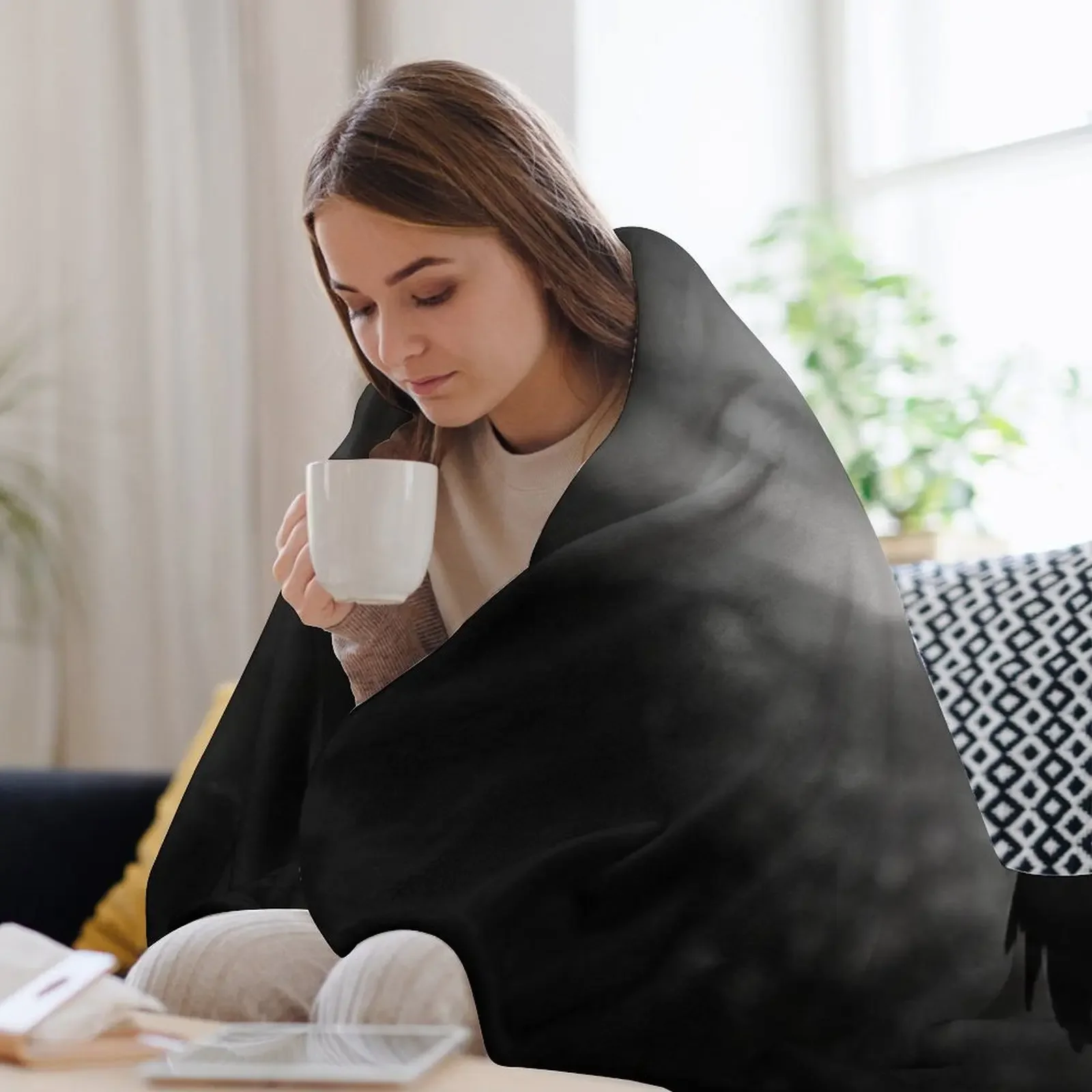 بطانية Poe's Folly Throw Blanket الفاخرة الأرائك المزخرفة بطانيات الرسوم المتحركة