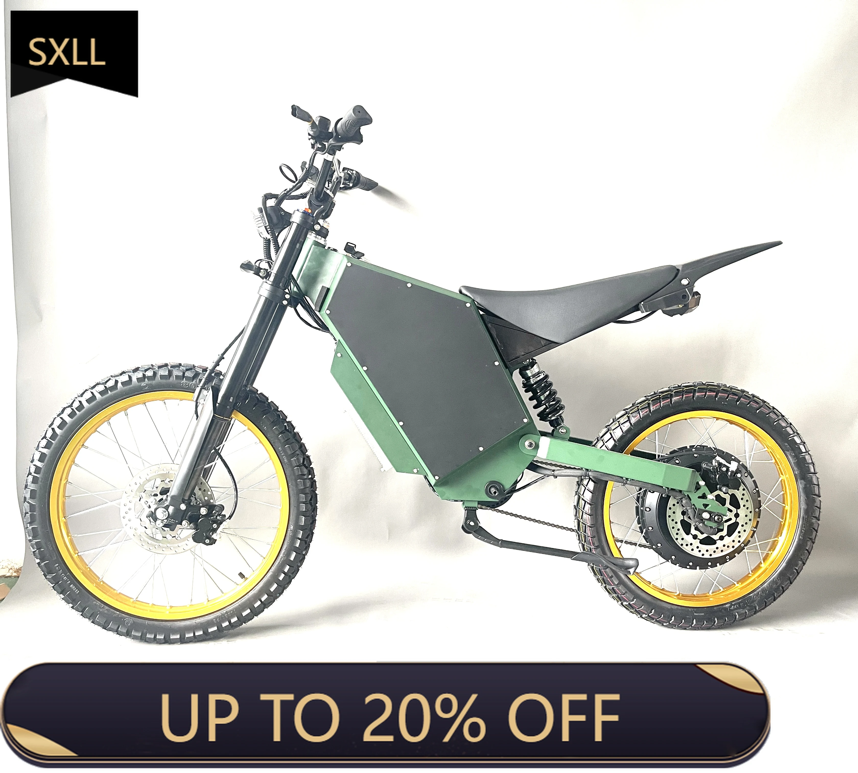 

SXLL Factory direct sales US warehouse 72V 5000W high-speed electric off-road vehicle strong lithium battery integrated steel fr