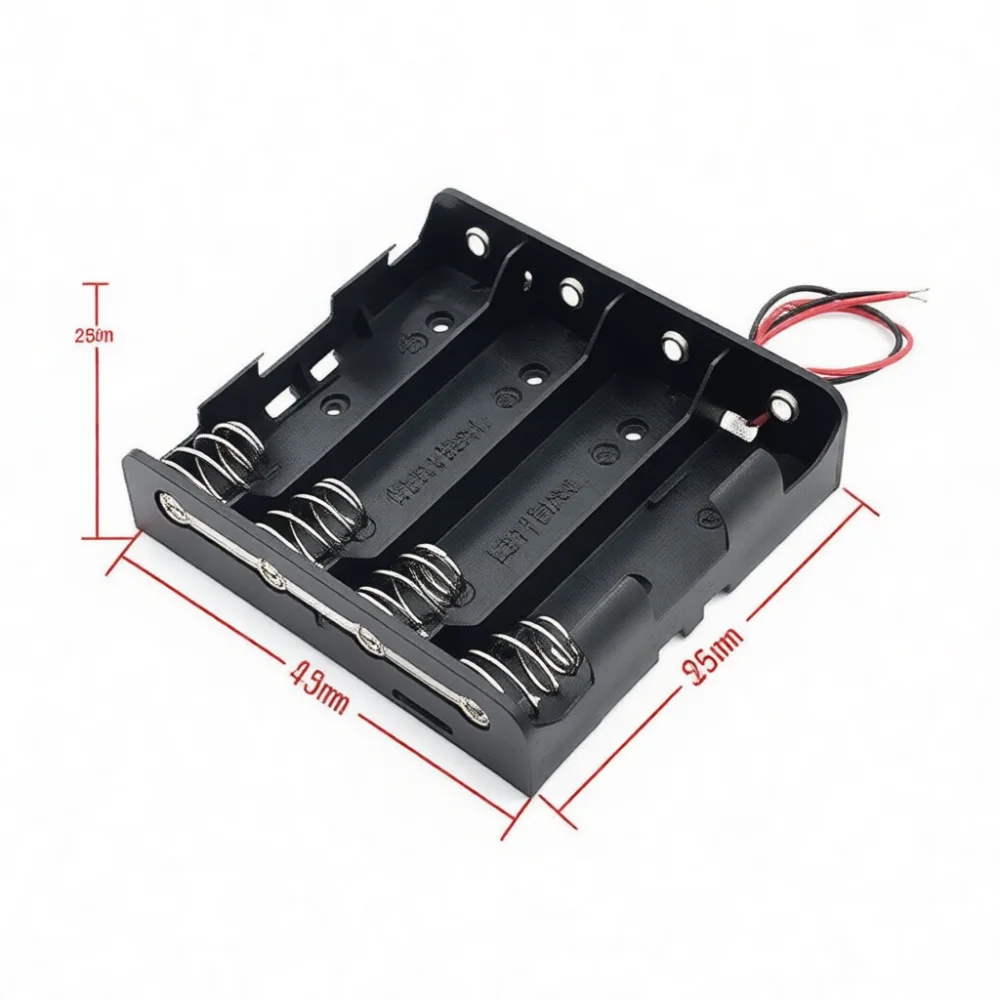 Reliable 21700 Battery Holder Case With Leads Plastic Storage Box Modular Accessory For DIY Tool Repair Serial Parallel