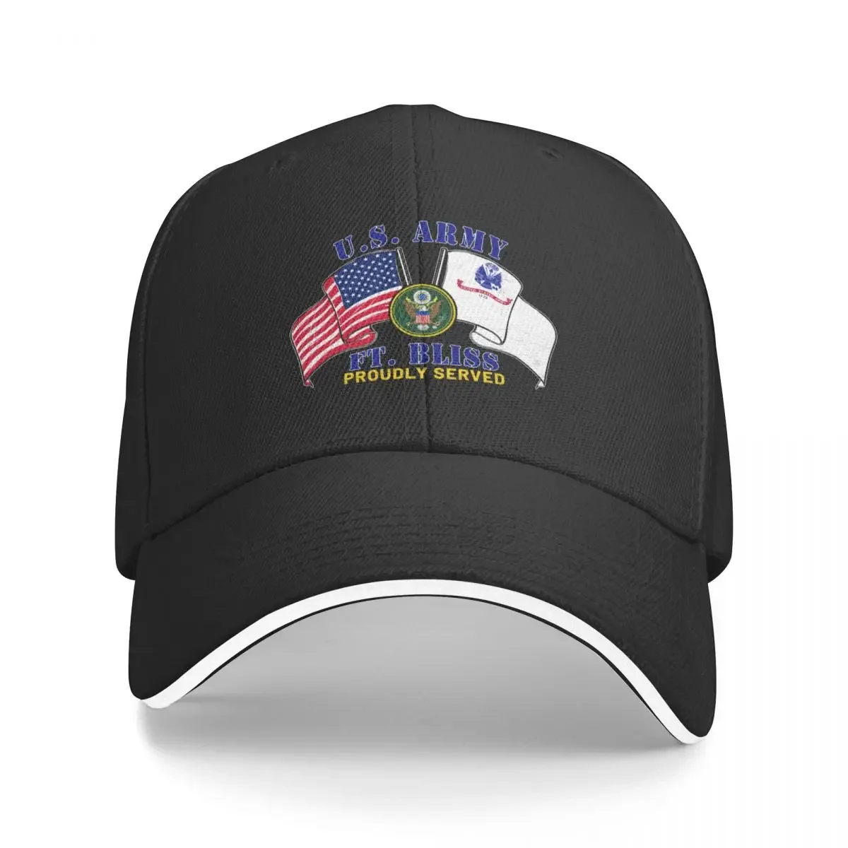 Fort Bliss Texas Tx Baseball Cap Hood Military Cap Man Thermal Visor Sun Cap Men Hats Women's